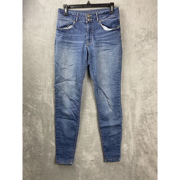 Mossimo Denim - Mossimo Womens 4 High Rise Skinny Blue Jeans